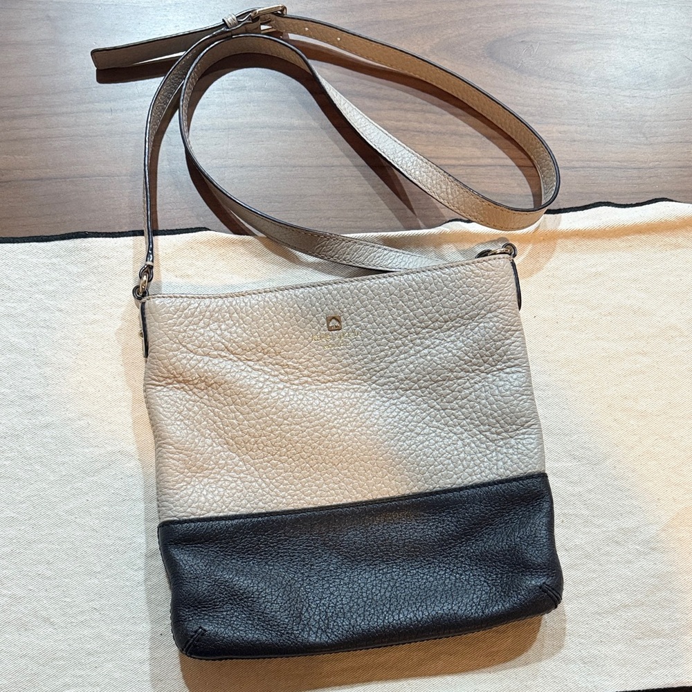 Two-Tone Leather Kate Spade Cross-body Bag